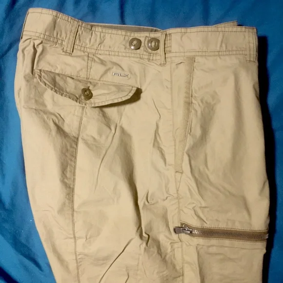 🛑SOLD🛑 missed out! 🔥RLX tan cargo/utility pants NWT🔥 38/32 straight - Picture 9 of 14
